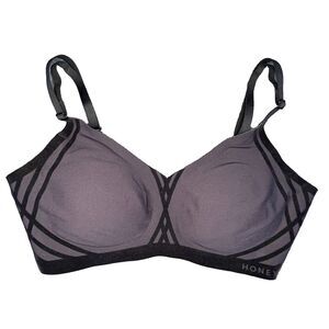 HONEYLOVE Silhouette Wireless Bra Size Small Vamp Black Wireless Comfort